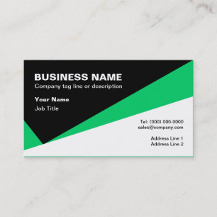 Carte de visite professionnel contemporain