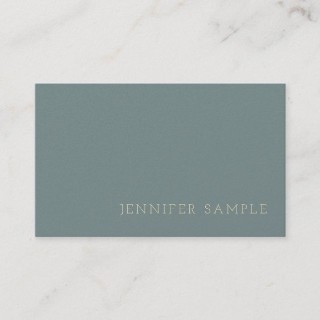 Carte De Visite Professionnel Créatif Design Perle Finition Luxe (Devant)