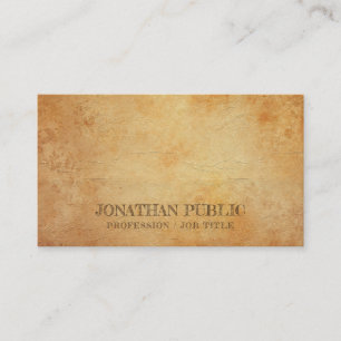 Carte De Visite Professionnel Créatif Élégant Antique Look Luxe