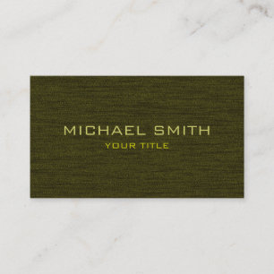 Carte de visite professionnel Dark Olive