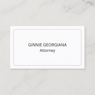 Carte de visite professionnel de droit minimal