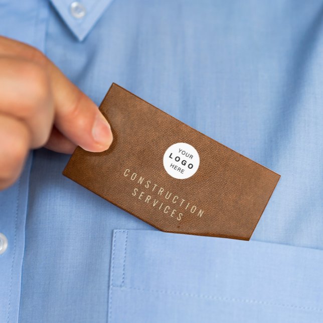 Carte De Visite Professionnel de la construction de LOGO sur mesur (Créateur téléchargé)
