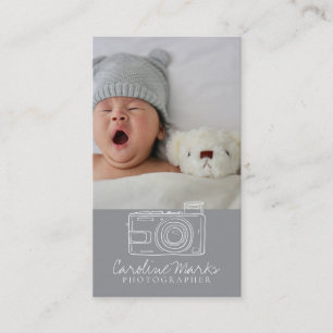 Carte De Visite Professionnel de la photographie moderne