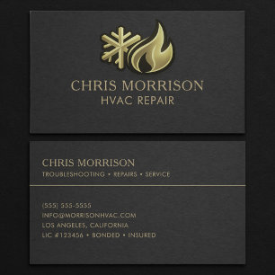 Carte De Visite Professionnel de la réparation de CVC