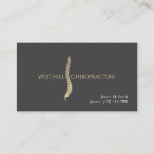 Carte de visite professionnel de la santé chiropr