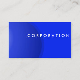 Carte De Visite Professionnel de la sphère bleue