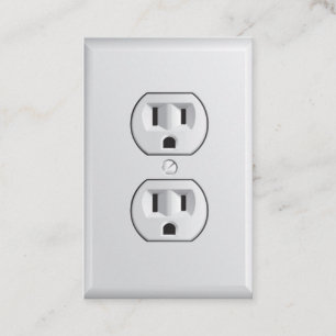 Carte De Visite Professionnel de maintenance de la paroi électriqu