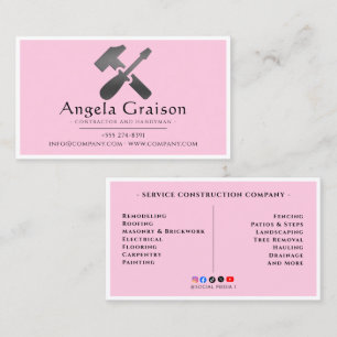 Carte De Visite Professionnel de maintenance Maison Moderne