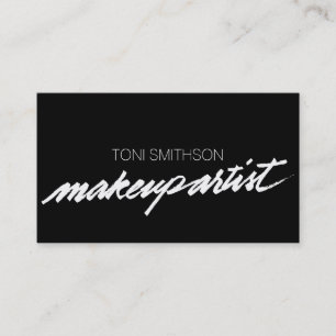 Carte de visite professionnel de Muc de maquilleur