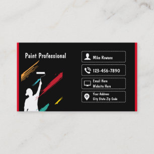 Carte De Visite Professionnel de peinture