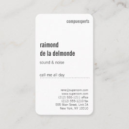 Carte De Visite Professionnel, deluxe