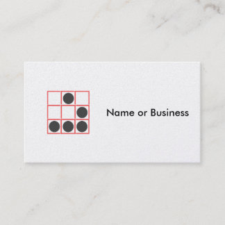 Carte de visite professionnel des Motifs géométriq