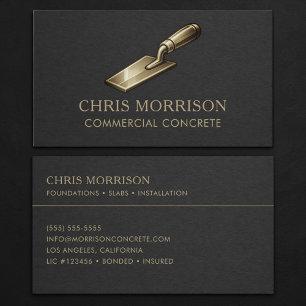 Carte De Visite Professionnel du béton commercial