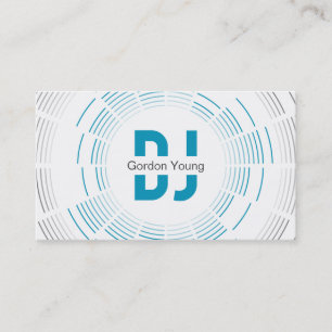 Carte de visite professionnel du DJ