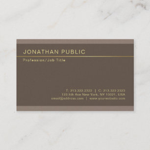 Carte De Visite Professionnel Elégant Creative Pearl Finish Luxe