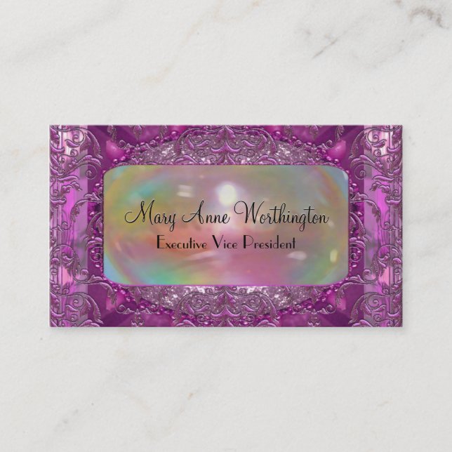 Carte De Visite Professionnel élégant de Bigsbey (Devant)