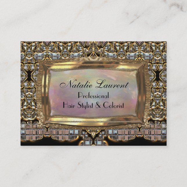 Carte De Visite Professionnel élégant de Fanfaired (Devant)