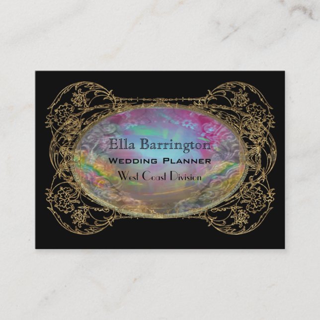 Carte De Visite Professionnel élégant de Royale de grâce de (Devant)