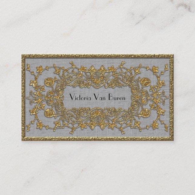 Carte De Visite Professionnel élégant d'hiver d'Adlamchelle (Devant)