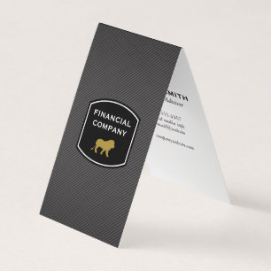 Carte De Visite Professionnel élégant / Lion
