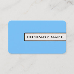 Carte De Visite Professionnel élégant moderne Maya bleu minimalist