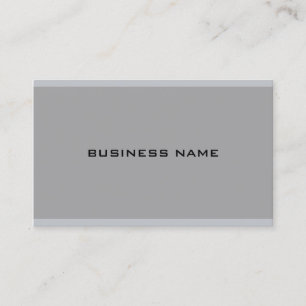Carte De Visite Professionnel Élégant Moderne Simple Modèle Gris