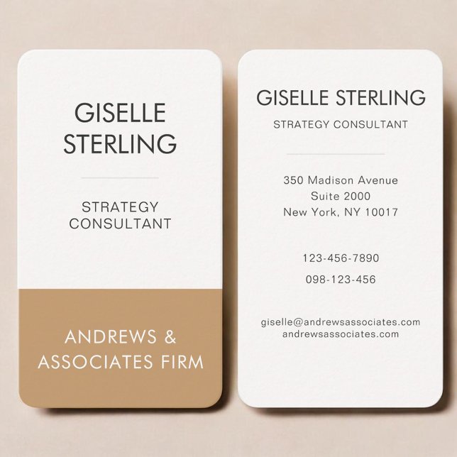 Carte De Visite Professionnel en cuivre (Créateur téléchargé)
