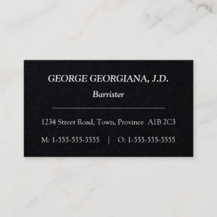 Carte de visite professionnel en droit humain
