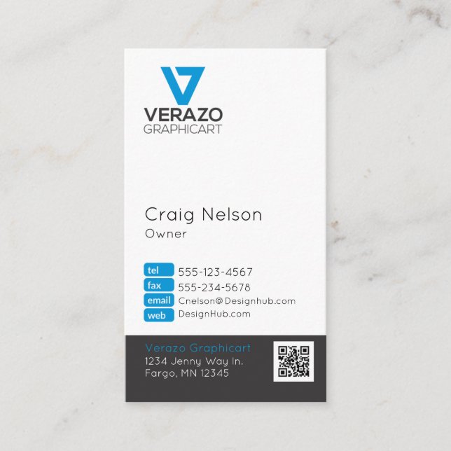 Carte de visite professionnel Graphic Designer (Devant)