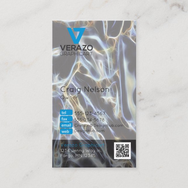 Carte de visite professionnel Graphic Designer (Devant)
