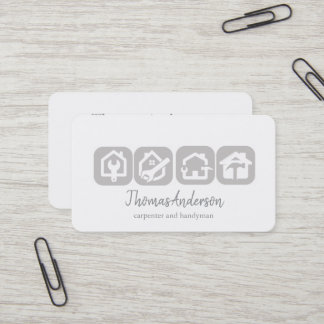Carte De Visite Professionnel Homme à Tout Faire Réparation de Mai