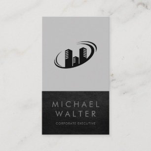 Carte De Visite Professionnel Immobilier Découpe en cuir