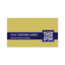Carte de visite professionnel Jaune & Joyer Bleu
