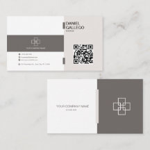 Carte de visite professionnel minimaliste