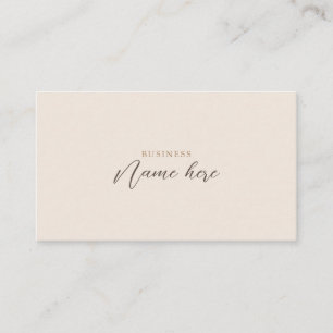 Carte De Visite Professionnel minimaliste Boho