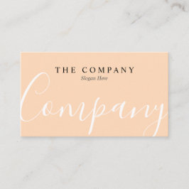 Carte de visite professionnel minimaliste de