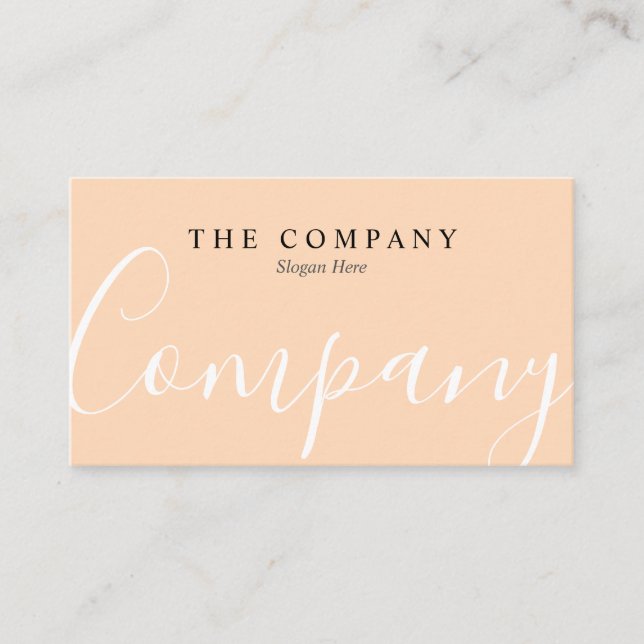 Carte de visite professionnel minimaliste de (Devant)