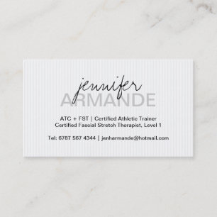 Carte de visite professionnel moderne