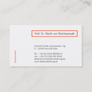 Carte De Visite professionnel moderne