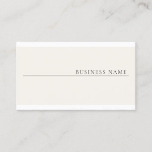 Carte De Visite Professionnel Moderne Creative Minimaliste Chic Pl