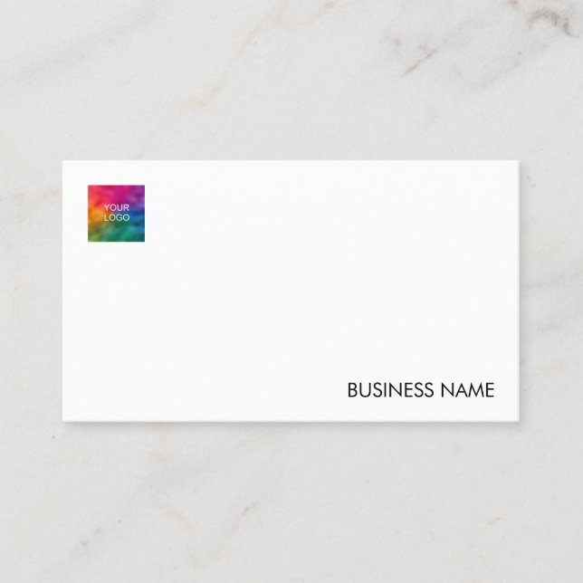 Carte De Visite Professionnel Moderne Elegant Entreprise Logo Modè (Devant)