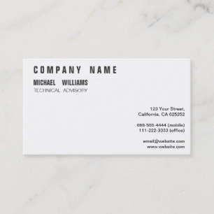 CARTE DE VISITE PROFESSIONNEL MODERNE ÉLÉGANT MINIMALISTE ROUGE