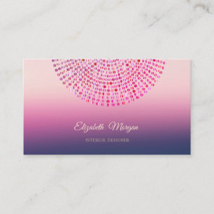 Carte De Visite Professionnel moderne et élégant, points