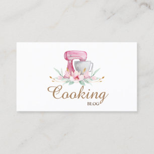 Carte De Visite Professionnel, Moderne, Fleur mixte, Cuisine