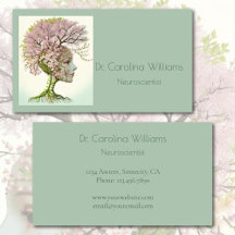 Professionnel neurologique élégant fleur cérébrale