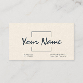 Carte de visite professionnel personnalisé avec co