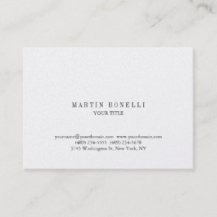 Carte de visite professionnel Plain Chubby