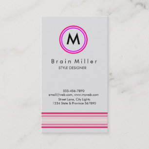 Carte De Visite Professionnel Plain Élégant Moderne Simple
