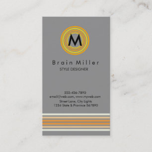 Carte De Visite Professionnel Plain Élégant Moderne Simple