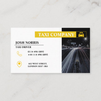 Carte de visite professionnel pour chauffeurs de t